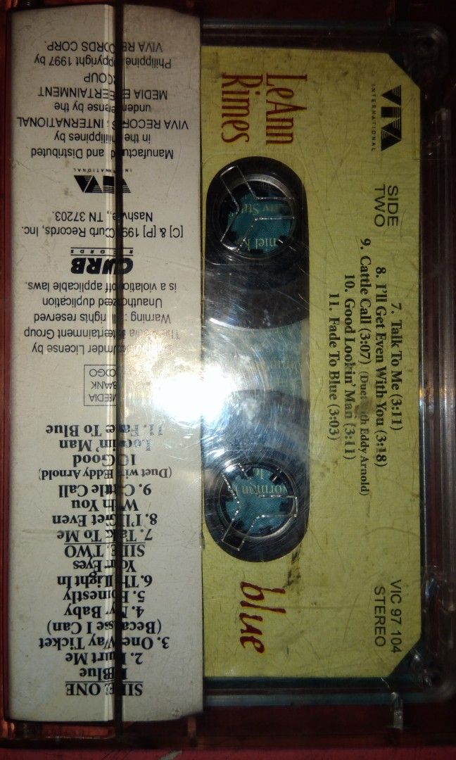Leann Rimes Cassette Tape (Category: CDs & DVDs) located in Makati City. Submitted by julz2026 (Listing ID 1463249926, Image 2). Description: - Price is fixed - With inlay and transparent casing - Very good condition.