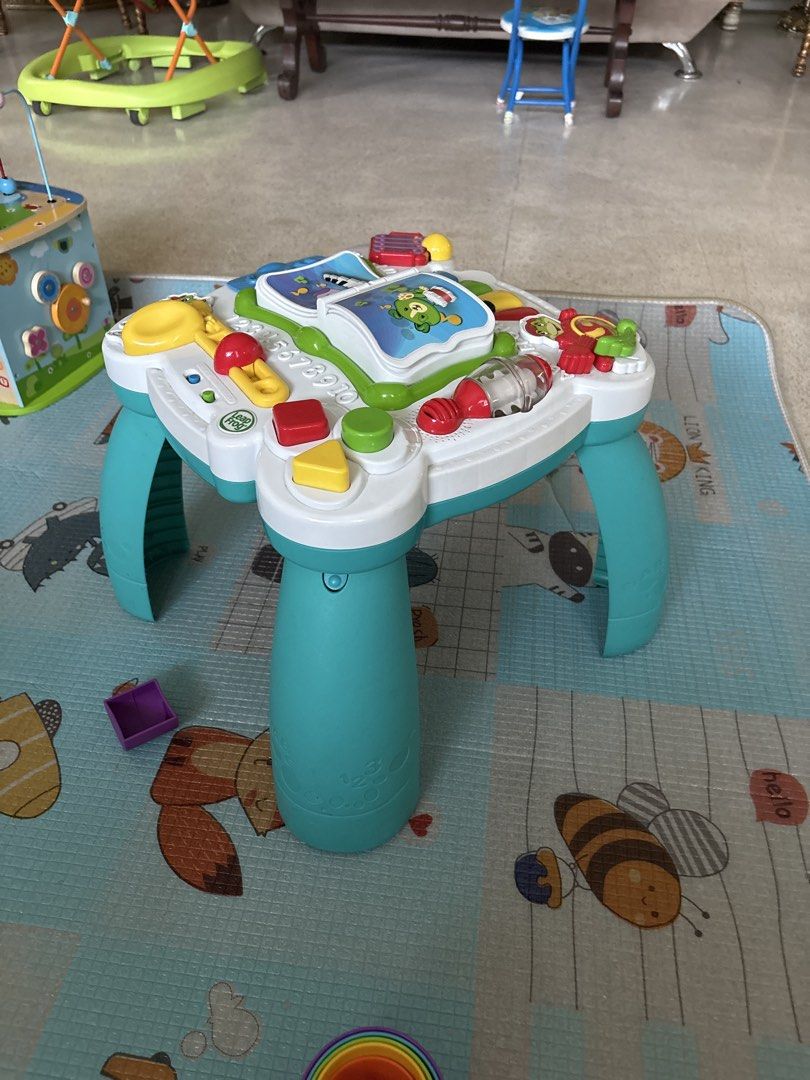Leapfrog vtech bundle (Category: Infant Playtime) located in Makati City. Submitted by cocos_place (Listing ID 1465953136, Image 2). Description: Leapfrog Activity Table Leapfrog learn & groove vtech turn and learn driver Lights and sounds no longer working As is where is sale Buyer pays for shipping .