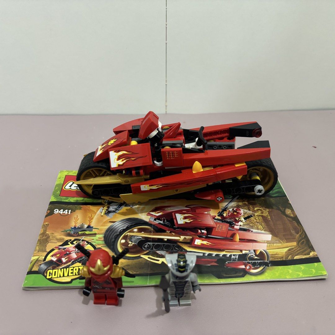 LEGO Kai’s Blade Cycle (Category: Lego & Building Sets) located in Valenzuela. Submitted by brickclick (Listing ID 1465933408, Image 1). Description: FOR SALE: LEGO Kai’s Blade Cycle - Price: ₱4,000 - Set Number: 9441 - Condition: Good as new - Inclusions: Complete set, with manual - Location: Valenzuela City - MOD: Ship / Meetup / Pick-up - MOP: Cash / Bank Transfer RFS: Quitting collecting sale #BrickClick #LEGO.
