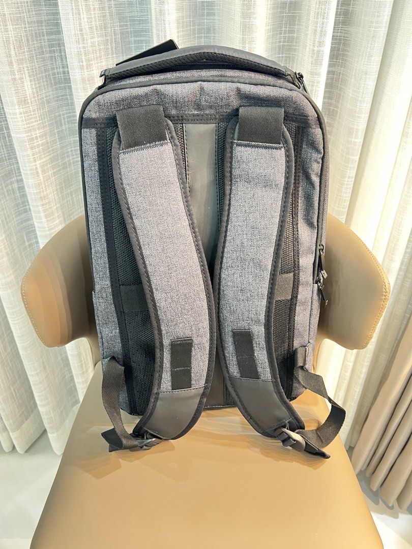 Lenovo Legion Gaming 15.6 Backpack Black (Category: Laptop Bags & Sleeves) located in Manila. Submitted by girl.declutter (Listing ID 1465894344, Image 3). Description: - Brand new with tag still attached - Authentic Lenovo Legion gaming backpack in dark grey and black - Measures roughly 20 inches tall - Water-resistant protective hard shell front compartment with embossed logo - Thick padded shoulder straps and back panel designed for heavy gear