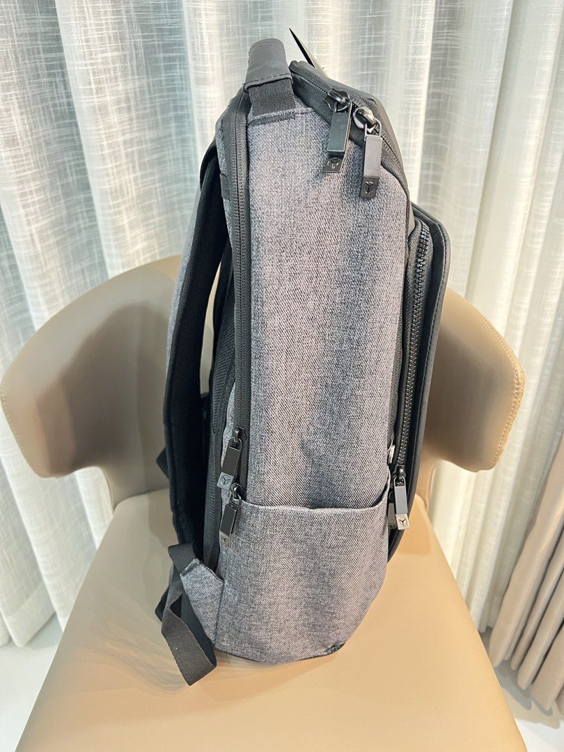 Lenovo Legion Gaming 15.6 Backpack Black (Category: Laptop Bags & Sleeves) located in Manila. Submitted by girl.declutter (Listing ID 1465894344, Image 2). Description: - Brand new with tag still attached - Authentic Lenovo Legion gaming backpack in dark grey and black - Measures roughly 20 inches tall - Water-resistant protective hard shell front compartment with embossed logo - Thick padded shoulder straps and back panel designed for heavy gear