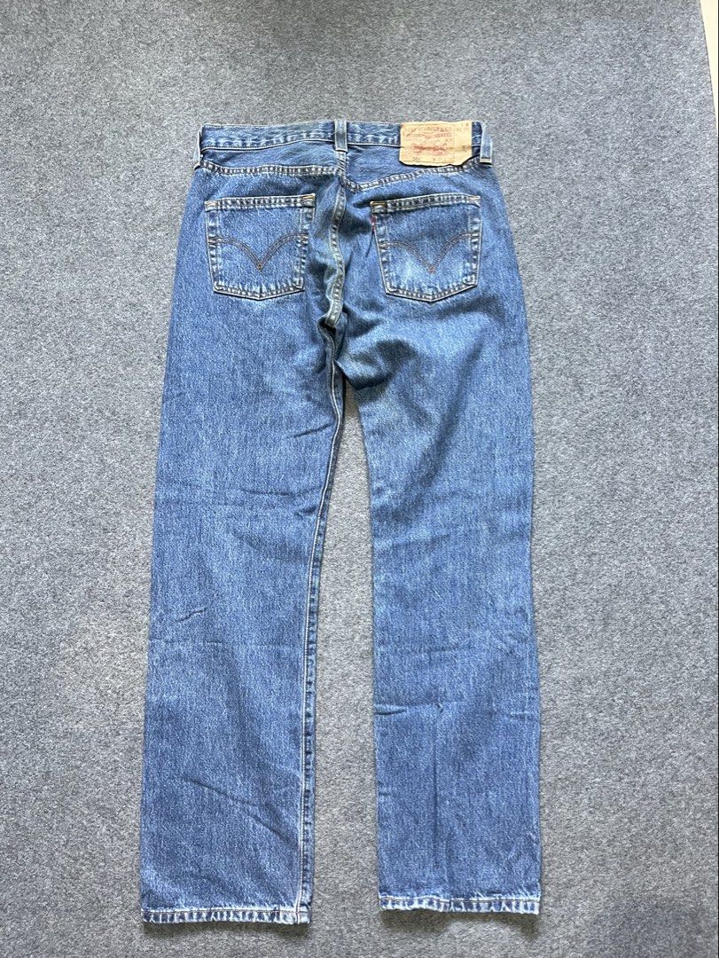 Levi’s 501 extended patch botton fly denim pants (Category: Jeans) located in Lapu Lapu. Submitted by jhonrener41426 (Listing ID 1464797635, Image 1). Description: W-30 L-30 Size 30 Thigh-11 Length-40 Leg opening-7 Excellent condition Color rate 9.8/10 Authentic Issue none .