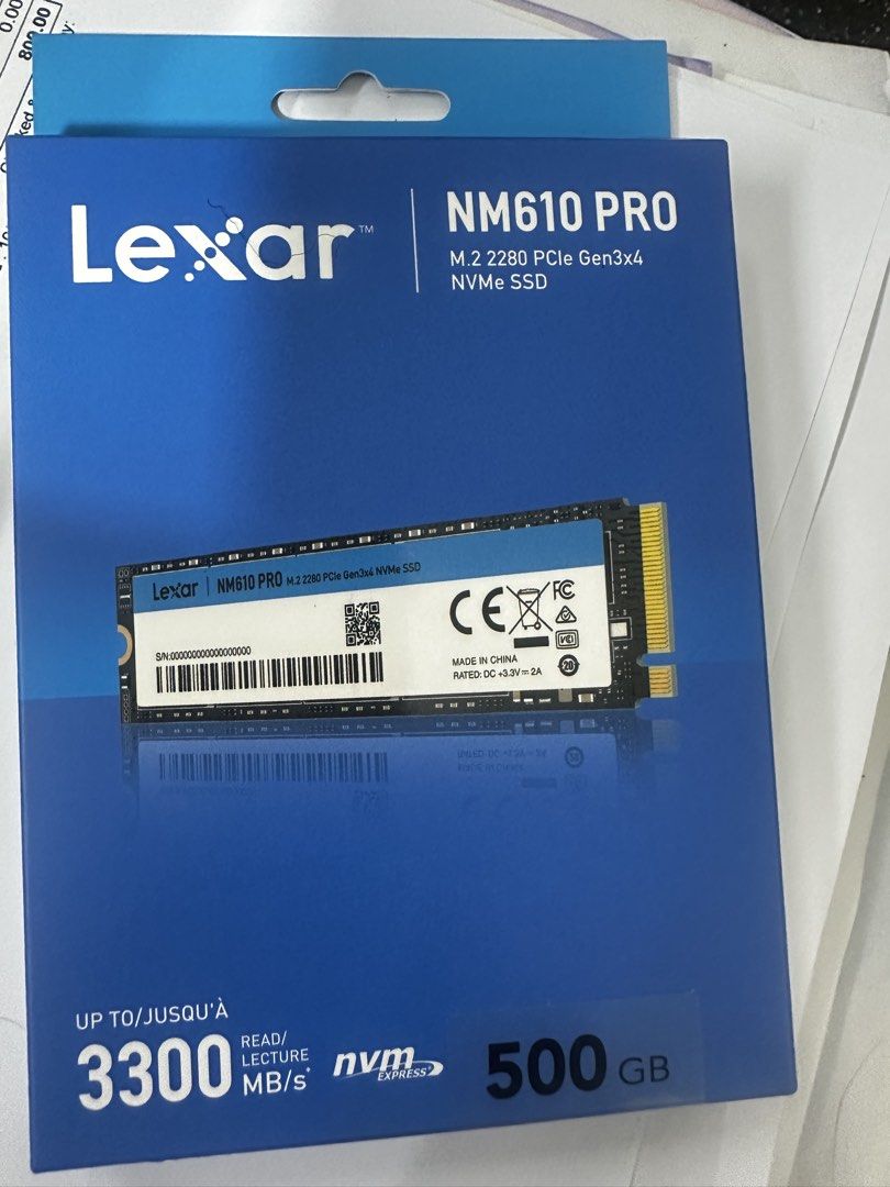 Lexar 500GB SSD (Category: Hard Disks & Thumbdrives) located in Pasig City. Submitted by carou55894 (Listing ID 1465792059, Image 1). Description: Brand new, sealed! 2units available SF c/o buyer.
