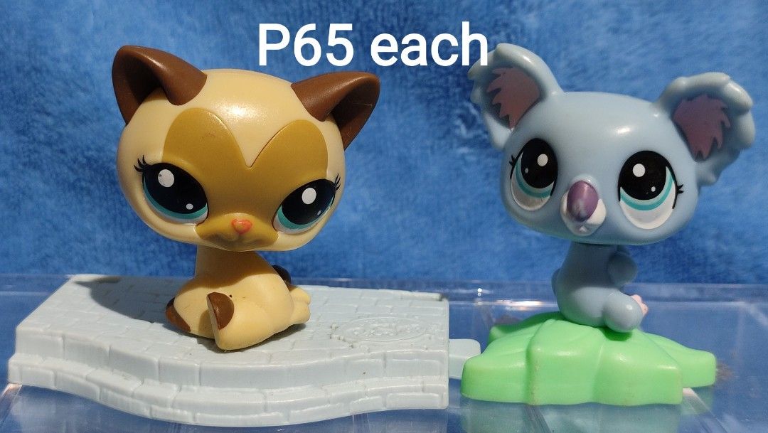 Littlest Pet Shop Mcdo Bobblehead Figure Toys (Category: Figurines & Statues) located in Baguio. Submitted by abigailmyra (Listing ID 1465761676, Image 3). Description: - Price: ₱65 per piece, P50 for specific items - Variety: Cats, dogs, rabbits, birds, and other cute animals - Inclusions: Selected figures come with stands, bases, or beds - Condition: Perfect addition to start or expand your LPS collection -bobbleheads (head moves) loc:Baguio-CA