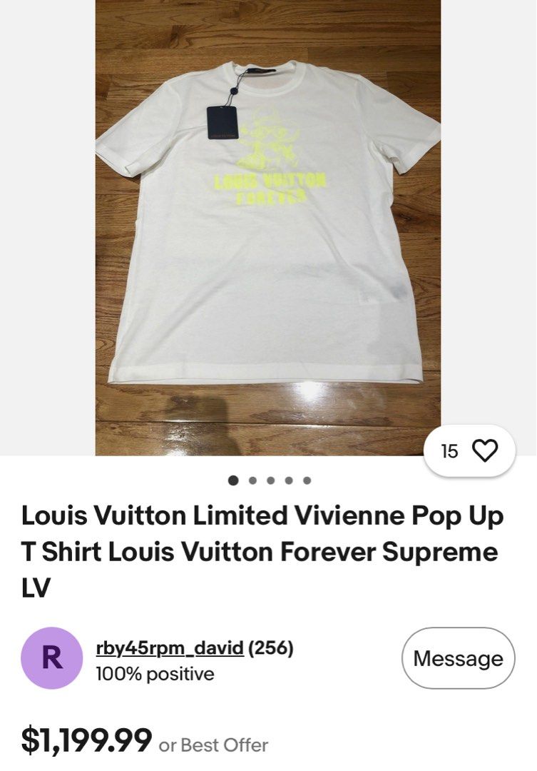 Louis vuitton Vivienne pop up (Category: Formal Shirts) located in Quezon City. Submitted by hustle_mind (Listing ID 1465900514, Image 1). Description: Authentic no issue M-L no steal.