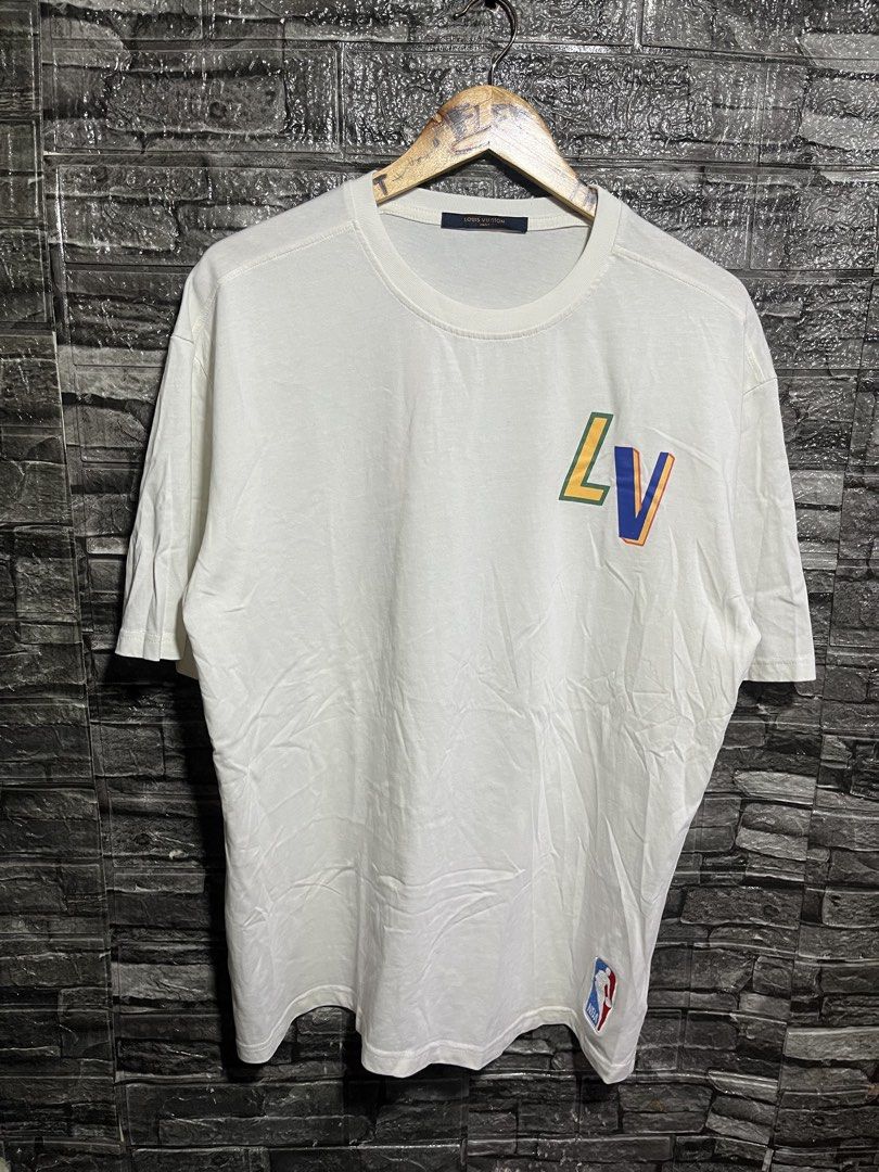 Louis Vuitton X Nba Shirt (Category: Luxury Apparel) located in Manila. Submitted by flex_curation (Listing ID 1465788388, Image 1). Description: 24x29 IN VERY GOOD CONDITION BACOOR CAVITE LOC.