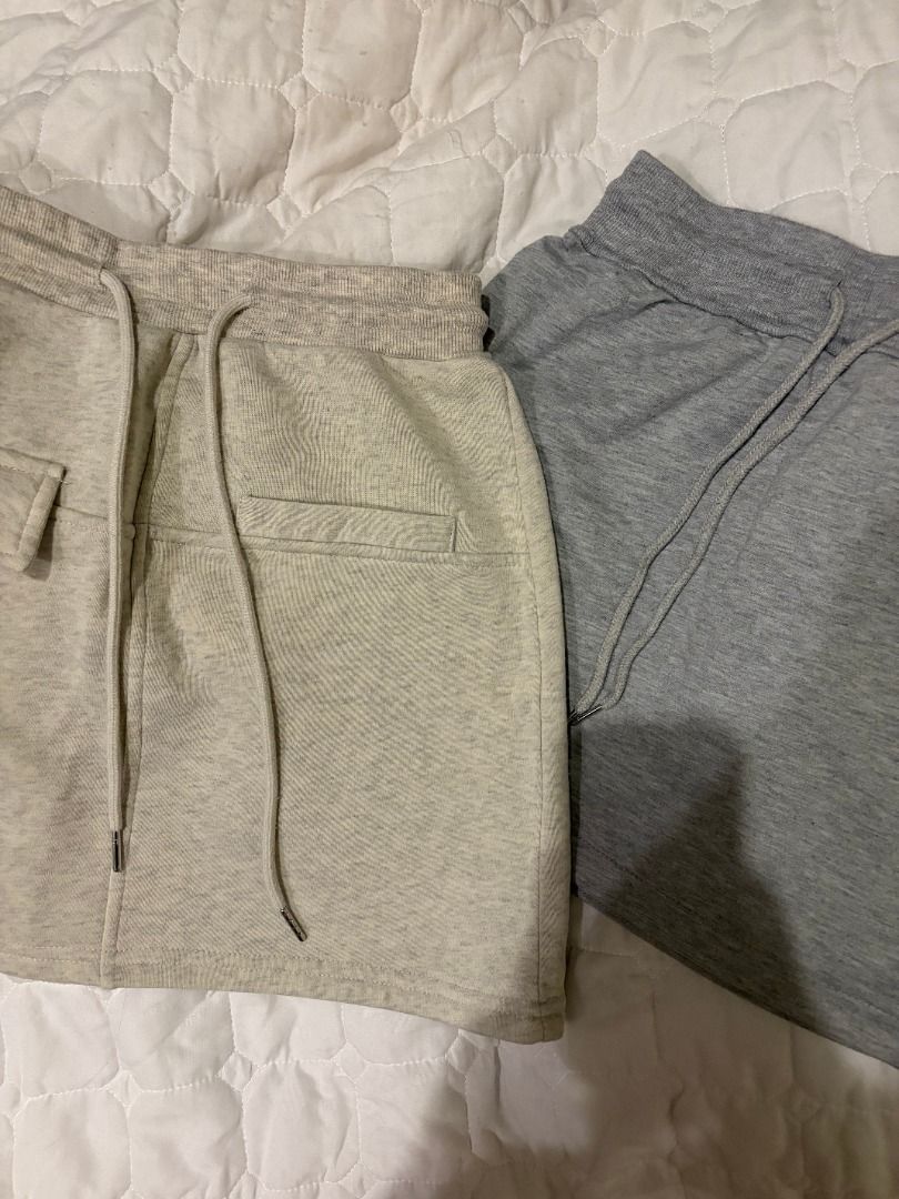 Lovito Grey Sweatshirt Skirt Size Bundle (Category: Skirts) located in Antipolo. Submitted by renz_1 (Listing ID 1465894712, Image 1). Description: Price: ₱300 (Bundle/Take Both) - Brand/Item: Lovito Grey Sweat Skirt - Size: XS to SMALL - Material: Super comfy fleece inside - Waistband: Elastic with adjustable drawstring and metal aglets - Details: Small cargo side pocket - Style: Great basic piece, easy to pair with tees or hoodies for casual we