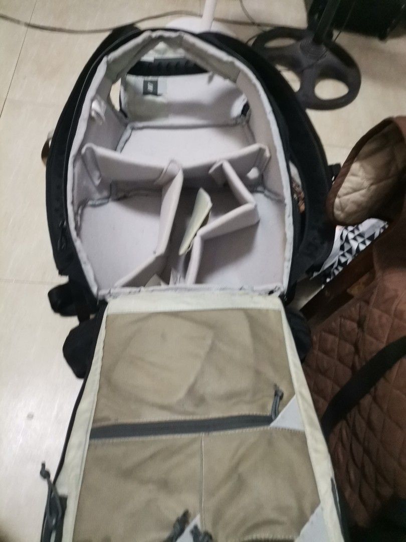 Lowepro ProTactic 350 AW Camera Backpack (Category: Camera Bags & Carriers) located in Makati City. Submitted by kookybearsstuff (Listing ID 1465813259, Image 2). Description: - Model: Lowepro ProTactic 350 AW Camera Backpack (Black) - Comfort: ActivZone mesh back panel for all-day shooting comfort - Customization: Fully adjustable interior dividers to fit your gear securely - Exterior: MOLLE-compatible attachment loops for extra gear - Storage: 