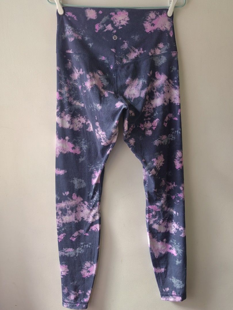 Lululemon Align High-Rise Pant 28" (8/M) (Category: Activewear) located in Baguio. Submitted by kacijom (Listing ID 1465875170, Image 2). Description: ₱400 (SRP $118 /₱7.3k) •Lululemon Align High-Rise Pant 28" Circulate Tie Dye Mineral Blue Multi •Size 8/M, 14"x37" •Condition 9/10 (Very-Good Used Condition), signs of use.