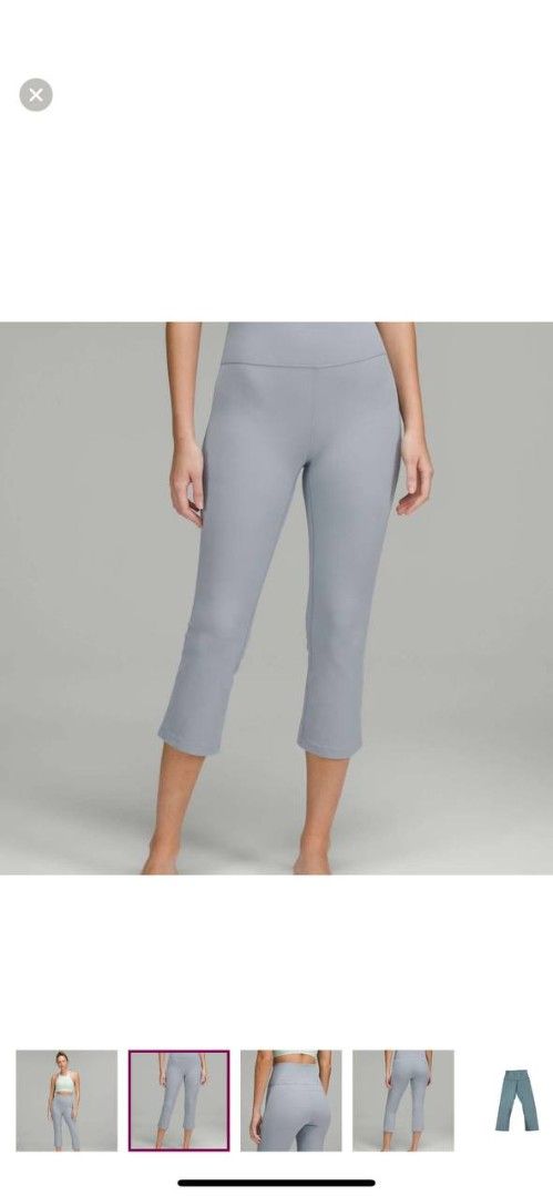 Lululemon groove Grey Crop Leggings (Category: Activewear) located in Manila. Submitted by lovelypreloved1497 (Listing ID 1465904024, Image 2). Description: - Brand: Lululemon - Style: Cropped leggings with high-rise waist - Color: Grey - Size: 2 (tag visible inside waistband) - Features: Flattering back seam detailing, smooth athletic fabric - Condition: Great for workouts or daily casual wear Selling my personal preloved items from Canada! 🇨🇦