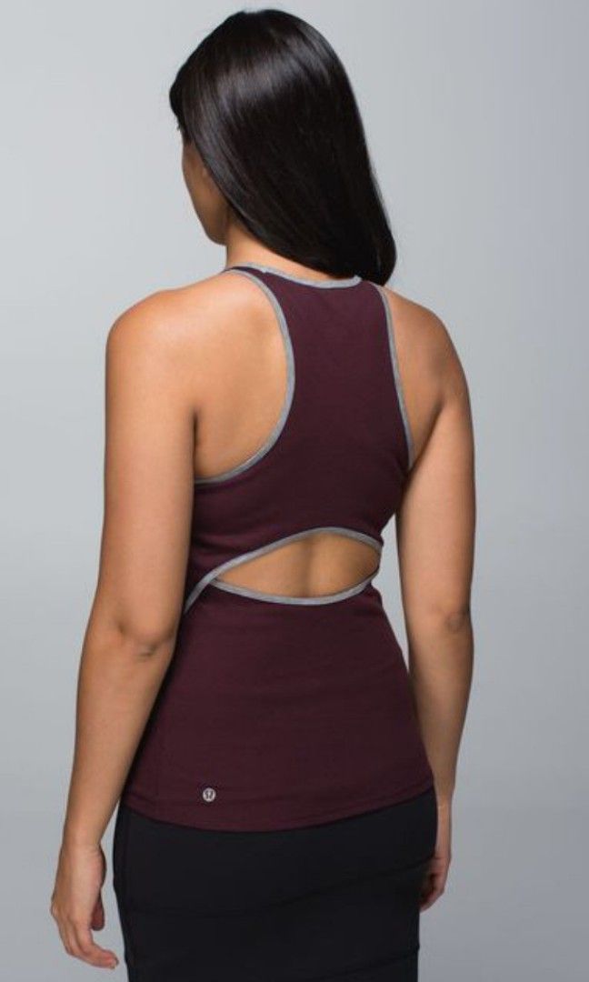Lululemon Tank (Category: Activewear) located in Rizal. Submitted by timeless_shop (Listing ID 1465836419, Image 2). Description: 🔥 ORIGINAL Lululemon Front & Centre Tank - Bordeaux Drama - Size 8 👚 Model: Front & Centre Tank 📏 Size Fit Small to Medium Frame Bust Size 34-36 🎨 Color: Bordeaux Drama - Deep Burgundy 🧵 Material: Vitasea - soft, lightweight, breathable, very comfy 💯 Condition: 9.9/10 - Like New! ✨ 🎨 Color Rate: 9.9/10 ✨ Ilang b