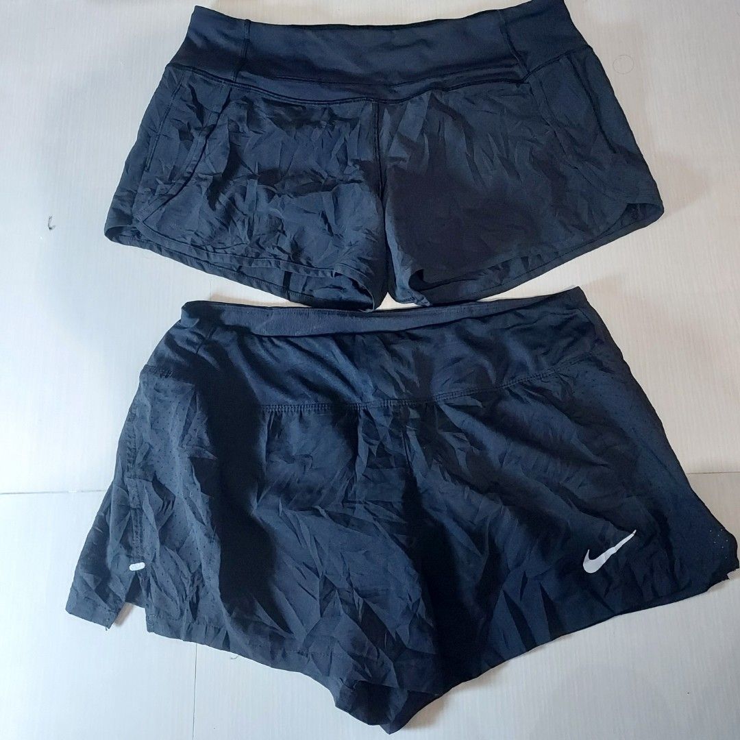 Lululemon x nike (Category: Shorts) located in Puerto Princesa. Submitted by helwapalawan (Listing ID 1465891964, Image 1). Description: 2pcs running short nike Lululemon same size:medium 750 ship.