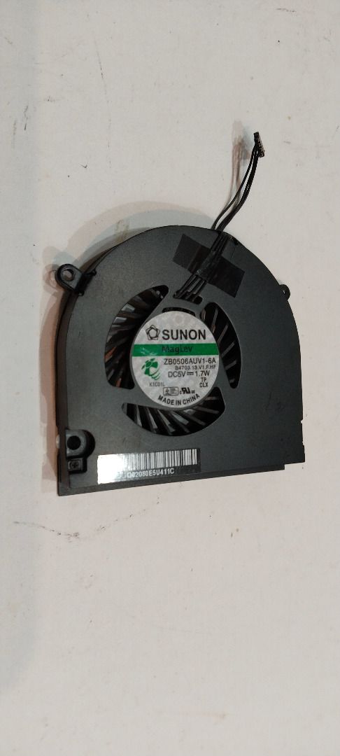 Mac Book Blower (Category: Computer Parts) located in Pasig City. Submitted by velascosun76701 (Listing ID 1465932556, Image 2). Description: Mac Book Pro 13 inch Blower.