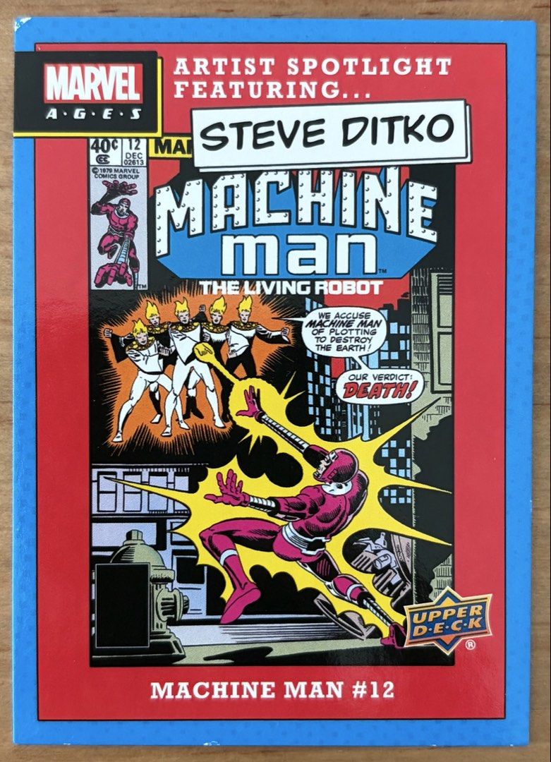 Machine Man | Marvel Cards ~ Marvel Ages '20 (Category: Raw Singles) located in Makati City. Submitted by cardlab (Listing ID 1465773398, Image 1). Description: Items are 💯 authentic/original/legit. About The Card: • 2020 Upper Deck • Card No. ASF-9 • Marvel Ages FOR: • Cards ₱99 and below with Card Sleeves • Cards ₱100 and up with Used Toploader • ₱10 for Bnew Tops Packaging (If Shipping): ✔️ Plastic cover ✔️ Cardboard ✔️ Bubble wrap NOTE: • Ca