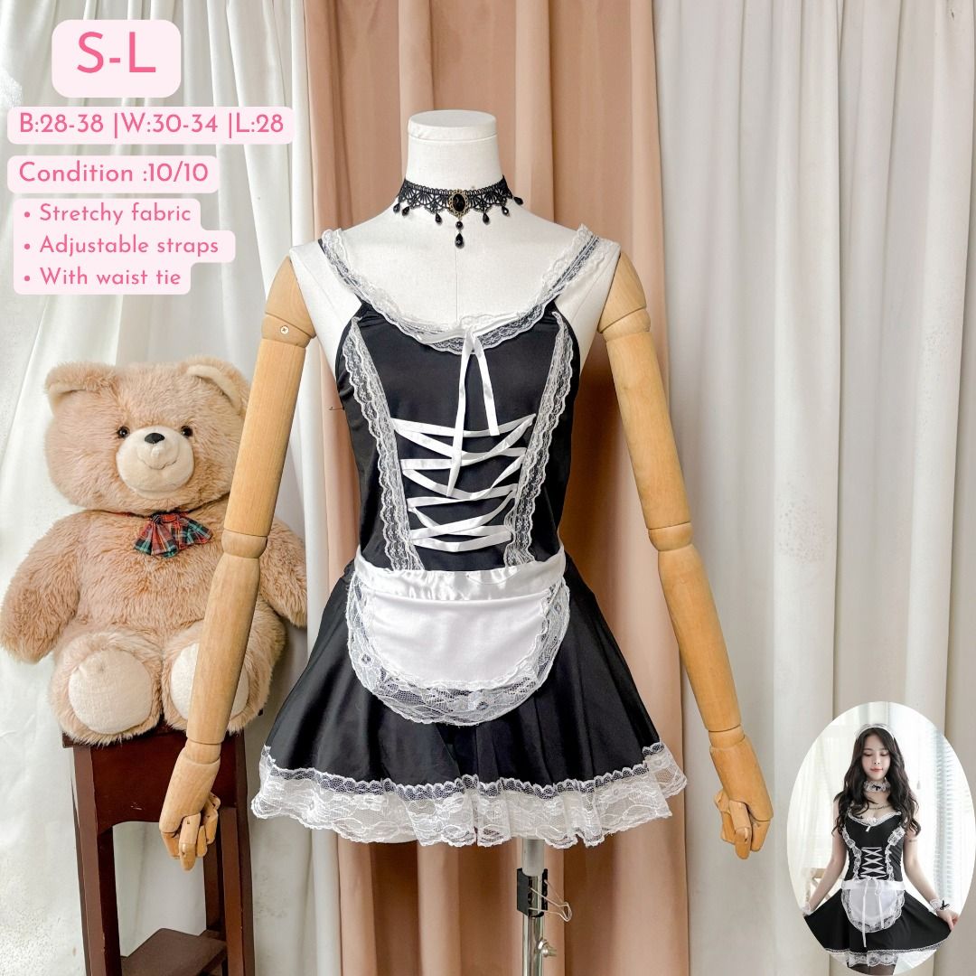 Maid Costume Dress (Category: Dresses) located in General Trias. Submitted by Ashantyscollezion (Listing ID 1465799015, Image 1). Description: ✏️ 𝘒𝘪𝘯𝘥𝘭𝘺 𝘕𝘰𝘵𝘦: - 𝘗𝘭𝘦𝘢𝘴𝘦 𝘤𝘩𝘦𝘤𝘬 𝘢𝘭𝘭 𝘥𝘦𝘵𝘢𝘪𝘭𝘴 𝘪𝘯 𝘵𝘩𝘦 𝘤𝘢𝘱𝘵𝘪𝘰𝘯𝘴. - 𝘋𝘪𝘮𝘦𝘯𝘴𝘪𝘰𝘯𝘴 𝘢𝘭𝘳𝘦𝘢𝘥𝘺 𝘰𝘯 𝘵𝘩𝘦 𝘱𝘩𝘰𝘵𝘰. -𝘱𝘦𝘵𝘵𝘪𝘤𝘰𝘢𝘵, 𝘳𝘪𝘣𝘣𝘰𝘯 𝘢𝘯𝘥 𝘰𝘵𝘩𝘦𝘳 𝘴𝘵𝘺𝘭𝘪𝘯𝘨 𝘪𝘵𝘦𝘮𝘴 𝘢𝘳𝘦 𝘯𝘰𝘵 𝘪𝘯𝘤𝘭𝘶𝘥𝘦𝘥. 𝘍𝘰𝘳 𝘧𝘭𝘢𝘸𝘴 𝘢𝘯𝘥 𝘰𝘵𝘩