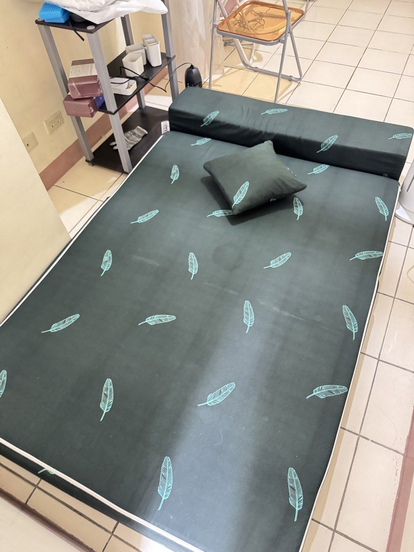 Mandaue Foam Sofa Bed Semi Double (Category: Bed Frames & Mattresses) located in Antipolo. Submitted by goysterrants (Listing ID 1465854040, Image 2). Description: Selling! Pick up at Grand Emerald Tower. 1️⃣ Mandaue Foam Sofa Bed with Free Pillow Semi-Double 48" x 75" Sale Price: Php 2,300 .