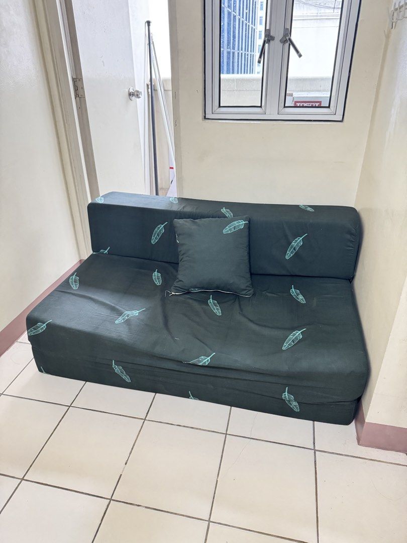 Mandaue Foam Sofa Bed Semi Double (Category: Bed Frames & Mattresses) located in Antipolo. Submitted by goysterrants (Listing ID 1465854040, Image 1). Description: Selling! Pick up at Grand Emerald Tower. 1️⃣ Mandaue Foam Sofa Bed with Free Pillow Semi-Double 48" x 75" Sale Price: Php 2,300 .