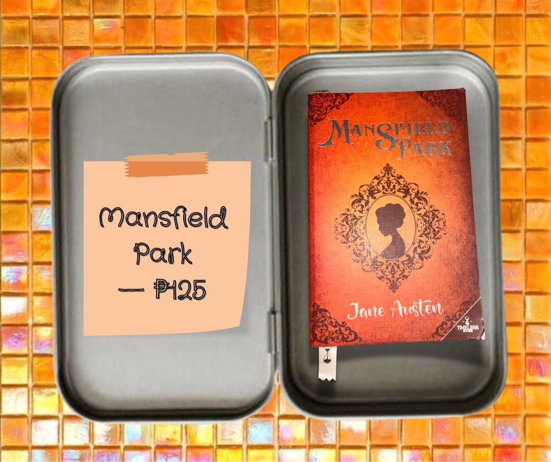 Mansfield Park (Category: Storybooks) located in San Rafael. Submitted by sasshenka (Listing ID 1465914003, Image 1). Description: preloved book for sale !! 🦢 payment first, buyer shoulders sf (thru GCash only) 🦢 reserve a book by paying half of its price first (1week maximum, reservation fee not refundable) 🦢 once order is confirmed, no more cancellation/refunds 🦢 can send more pics thru pm thank you !! xoxo, sasha 🤍.