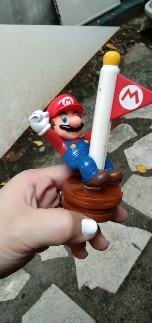 Mario on pole (Category: Action & Battle Toys) located in Quezon City. Submitted by eidorableshop (Listing ID 1465896510, Image 1). Description: .