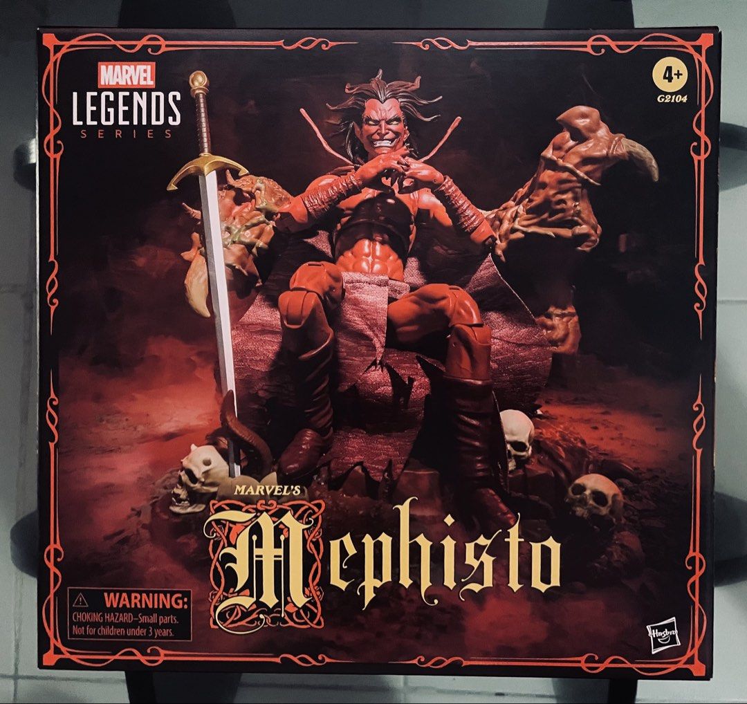 Marvel Legends Mephisto (Sealed) (Category: Figurines & Statues) located in Pasig City. Submitted by TheBeastToysStore (Listing ID 1465819784, Image 1). Description: For Sale‼️ Hasbro Marvel Legends MISB / SEALED 🔷Mephisto (w/ throne) - 6,500 📍Location: Taguig 💵MOP: GCash / UnionBank ✅Payment cant be send once the rider is holding the item. 🛵COD - Not available 🚛MOD: JNT Only.