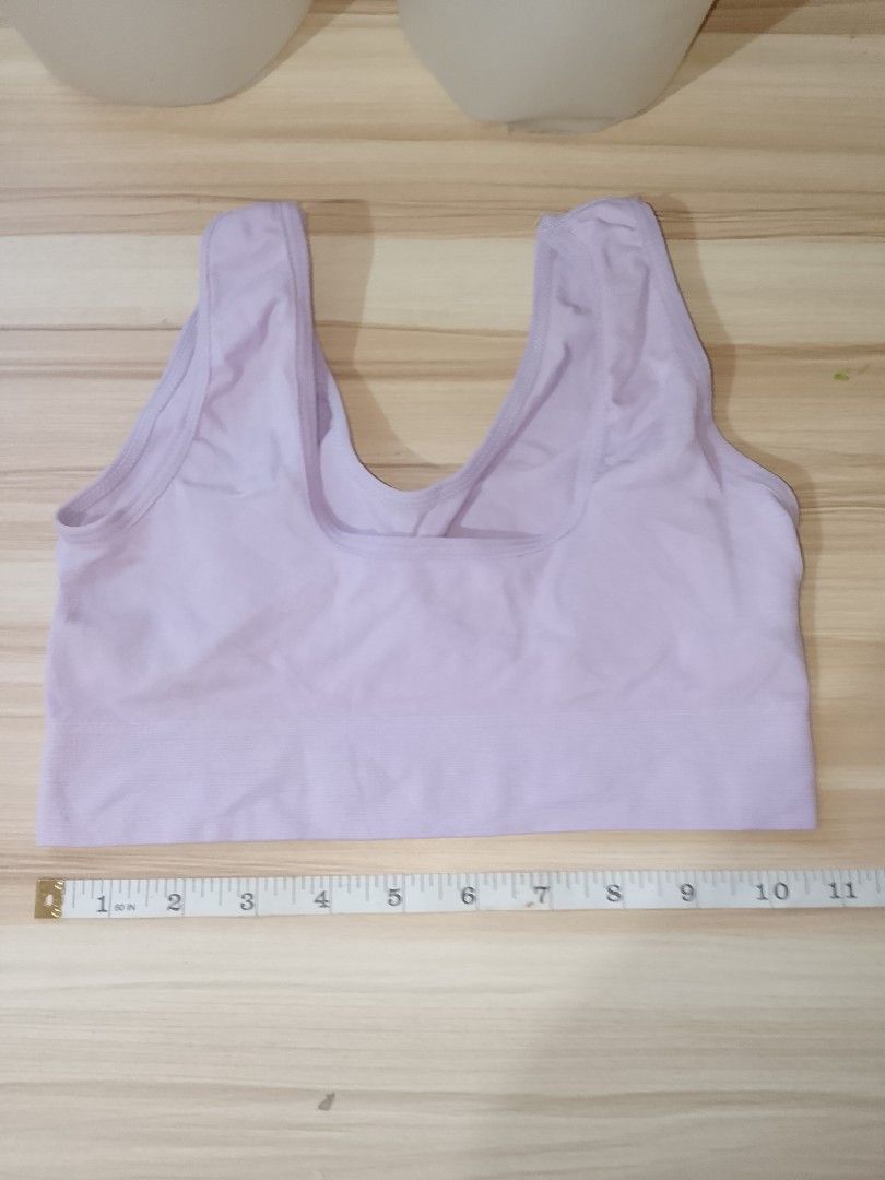 Medium lilac bra no pads (Category: Undergarments & Loungewear) located in Manila. Submitted by truecrystal-1407 (Listing ID 1465948038, Image 3). Description: measurement in photo.
