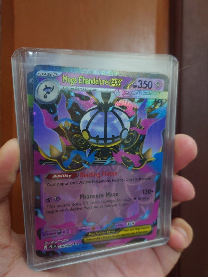 Mega Chandelure ex and Mega Darkrai ex (Category: Raw Singles) located in Paranaque City. Submitted by TinyShopParanaque (Listing ID 1465762137, Image 1). Description: 220 each.