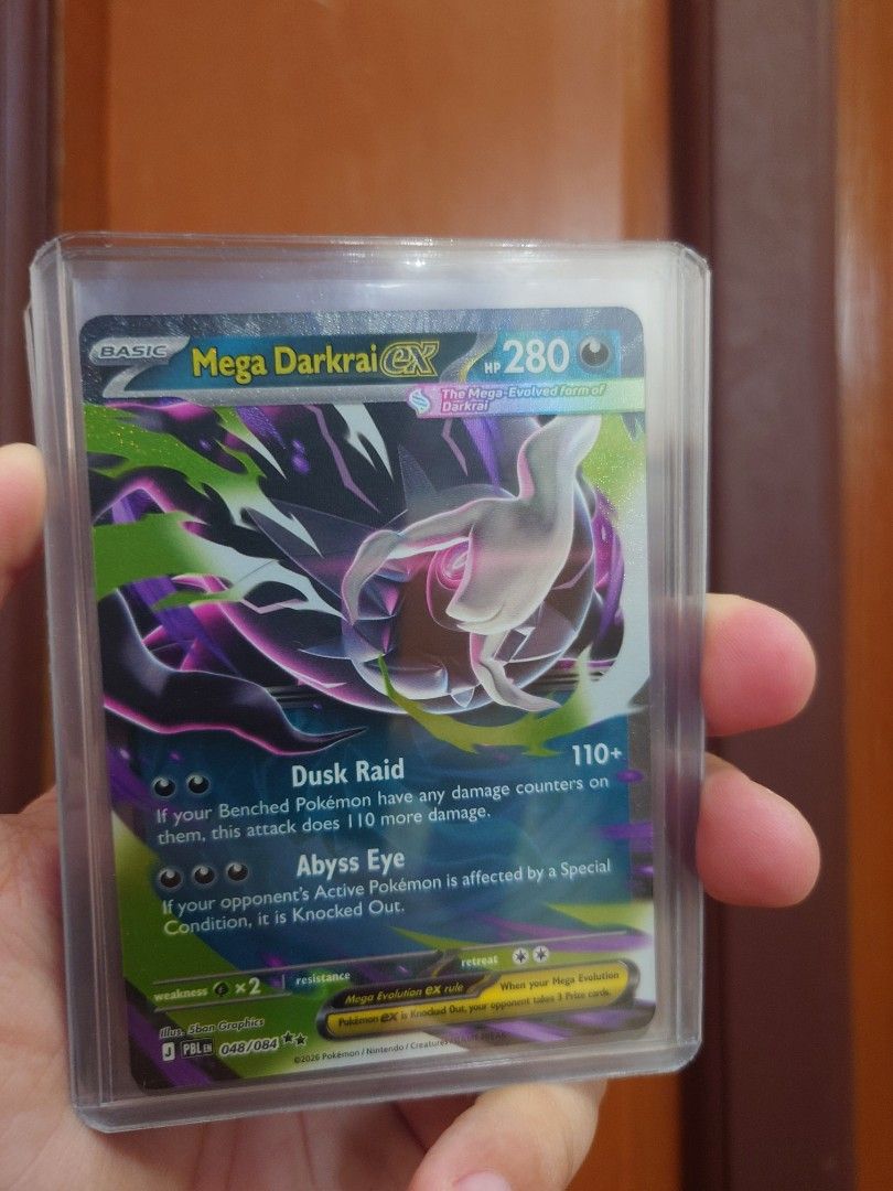 Mega Chandelure ex and Mega Darkrai ex (Category: Raw Singles) located in Paranaque City. Submitted by TinyShopParanaque (Listing ID 1465762137, Image 2). Description: 220 each.