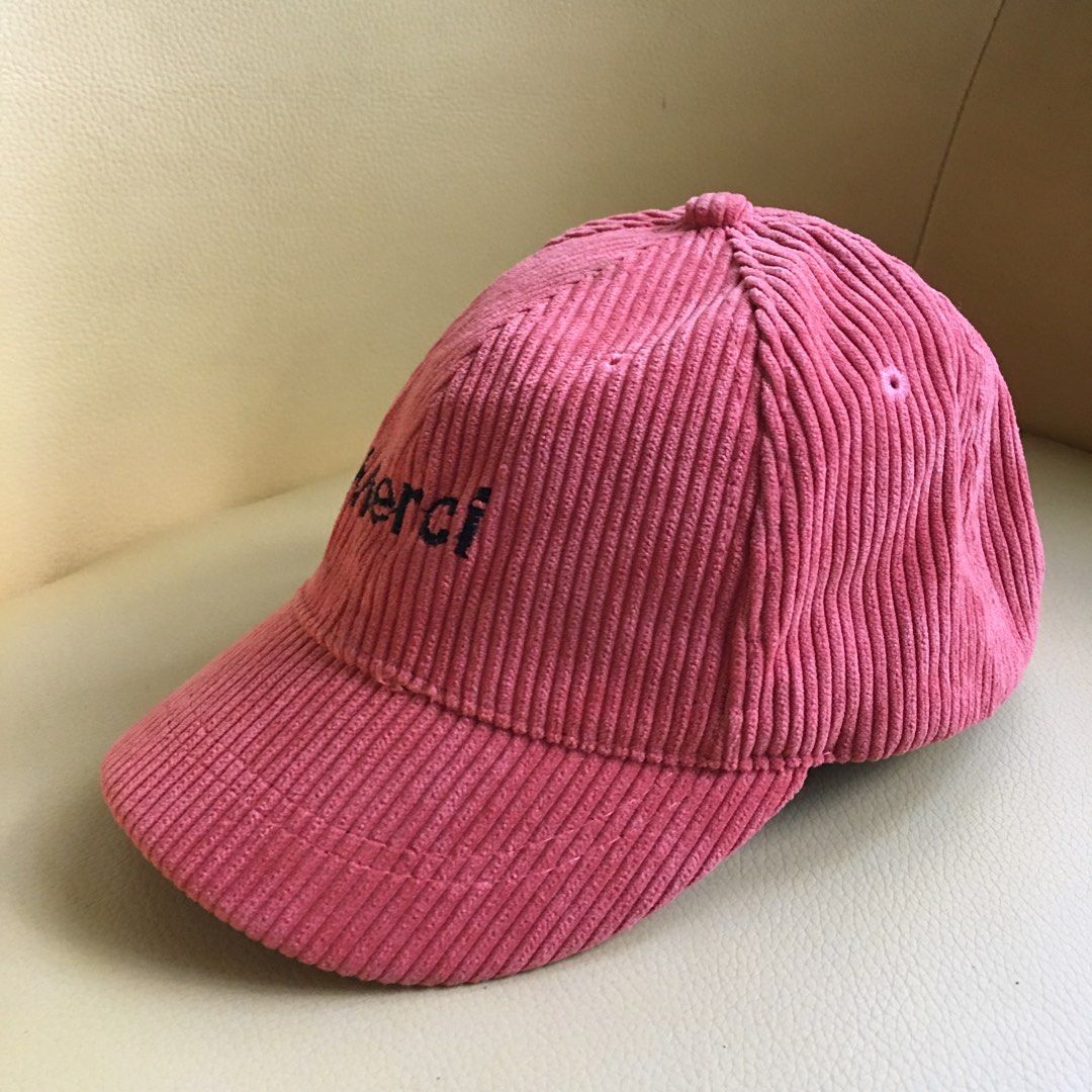 Merci Corduroy Baseball Cap (Category: Everything Else Others) located in Tarlac. Submitted by greatfindstrlc (Listing ID 1465848852, Image 2). Description: Japanese fashion selection, size age for 3-4 year old girl or boy. Very nice fashionable looking cap..