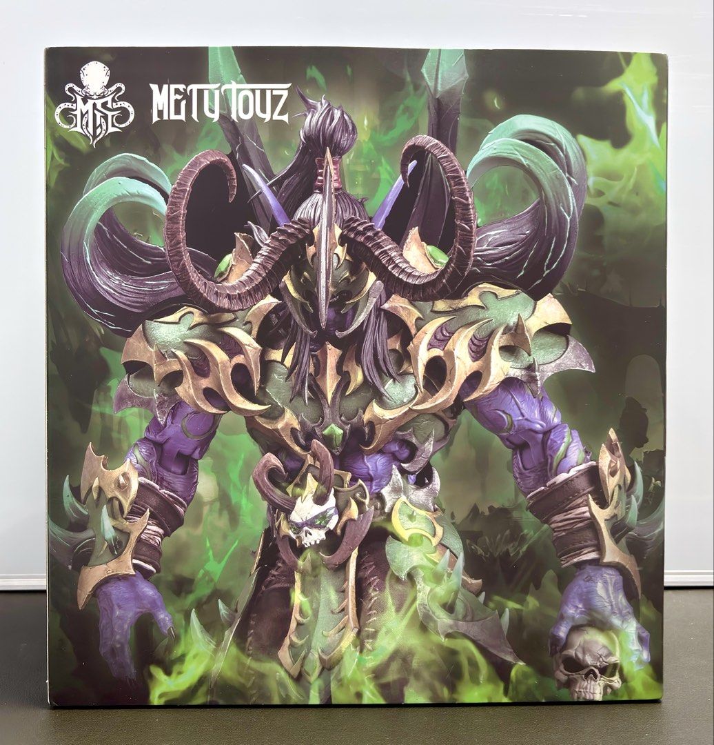 Mety Toyz Demon Hunter - Illidan Stormrage (Imperial Armor Version) (Category: Character Goods) located in Tarlac. Submitted by ggplaysph (Listing ID 1465772170, Image 1). Description: Mety Toyz Demon Hunter - Illidan Stormrage (Imperial Armor Version) • 4,500 pesos only • Authentic / BIB (dented box) • Opened for inspection only • Complete accessories • Size: 9 inches 📍COD/COP available. Shipping fee must be paid first to secure your order. Ite
