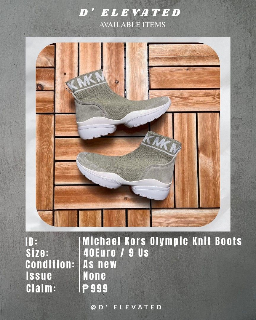 MICHAEL KORS SHOES (Category: Boots) located in Floridablanca. Submitted by d_elevated (Listing ID 1453198289, Image 1). Description: As new condition Sariwa pa need lang light clean Size 39-40.