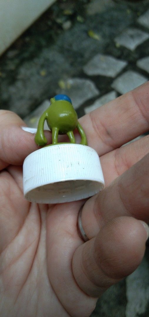 Mike figure on bottle cap (Category: Kids Toys) located in Quezon City. Submitted by eidorableshop (Listing ID 1465836339, Image 2). Description: .