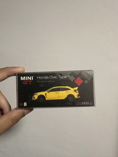 Mini GT Honda Civic Type R Rallye Red 2023 with black Advan GTwheels ...