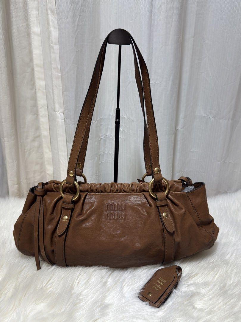 Miumiu nappa leather shoulder bag (Category: Luxury Bags & Wallets) located in Manila. Submitted by shoulderfashion (Listing ID 1465921287, Image 1). Description: .