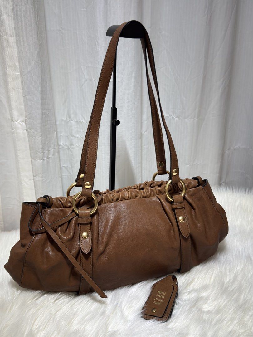 Miumiu nappa leather shoulder bag (Category: Luxury Bags & Wallets) located in Manila. Submitted by shoulderfashion (Listing ID 1465921287, Image 2). Description: .