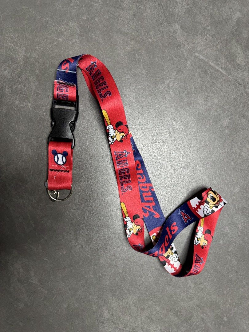 MLB Los Angeles Angels Mickey Mouse Lanyard （分類：活動門票）位於 Hong Kong。 由 wkm_mmmw 提交（商品編號 1465804680，圖片 1）。簡介： Bought from US。