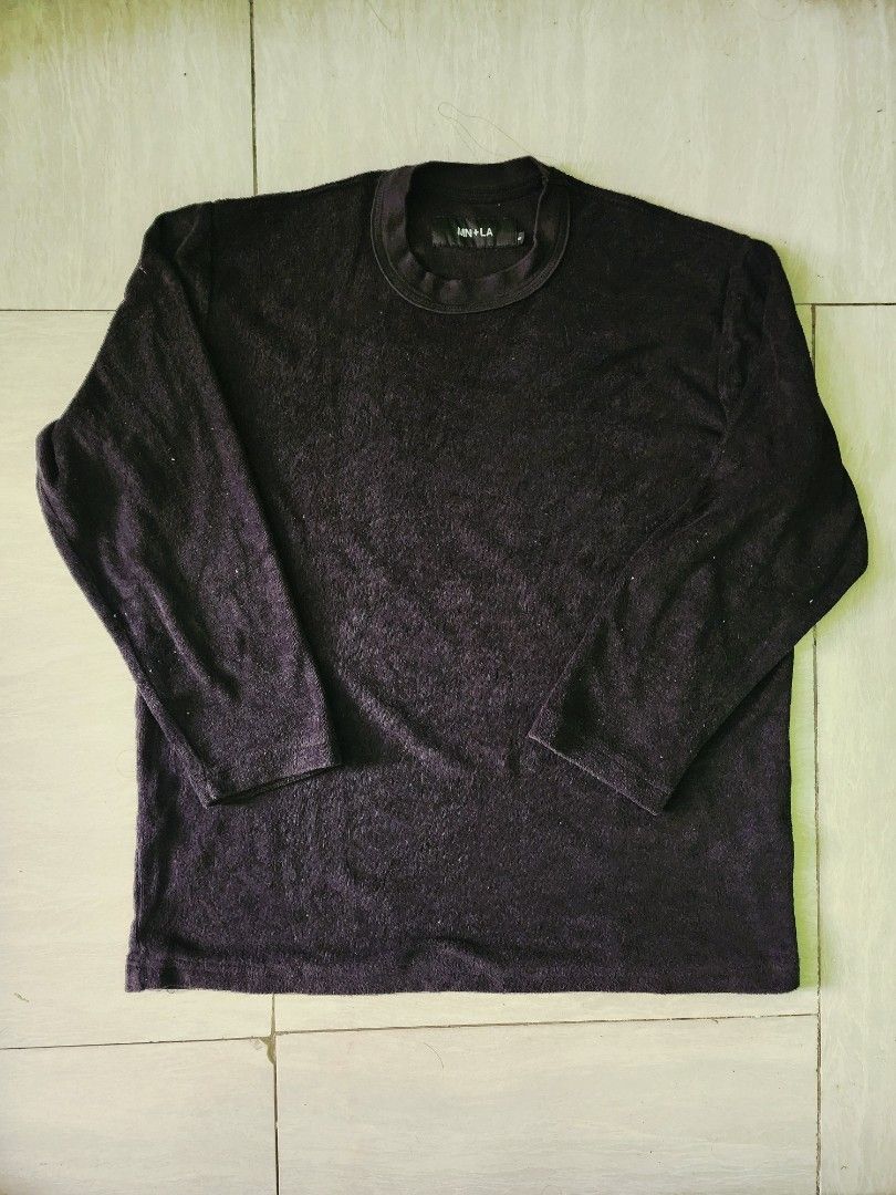 MN+LA Towel Terry Longsleeve (Category: Tshirts & Polo Shirts ) located in Manila. Submitted by fritzcuaresma (Listing ID 1465832433, Image 1). Description: MN+LA Towel Terry Longsleeves (Black) - Almost new, no issue - Towel Terry US Cotton - Size S Oversized.