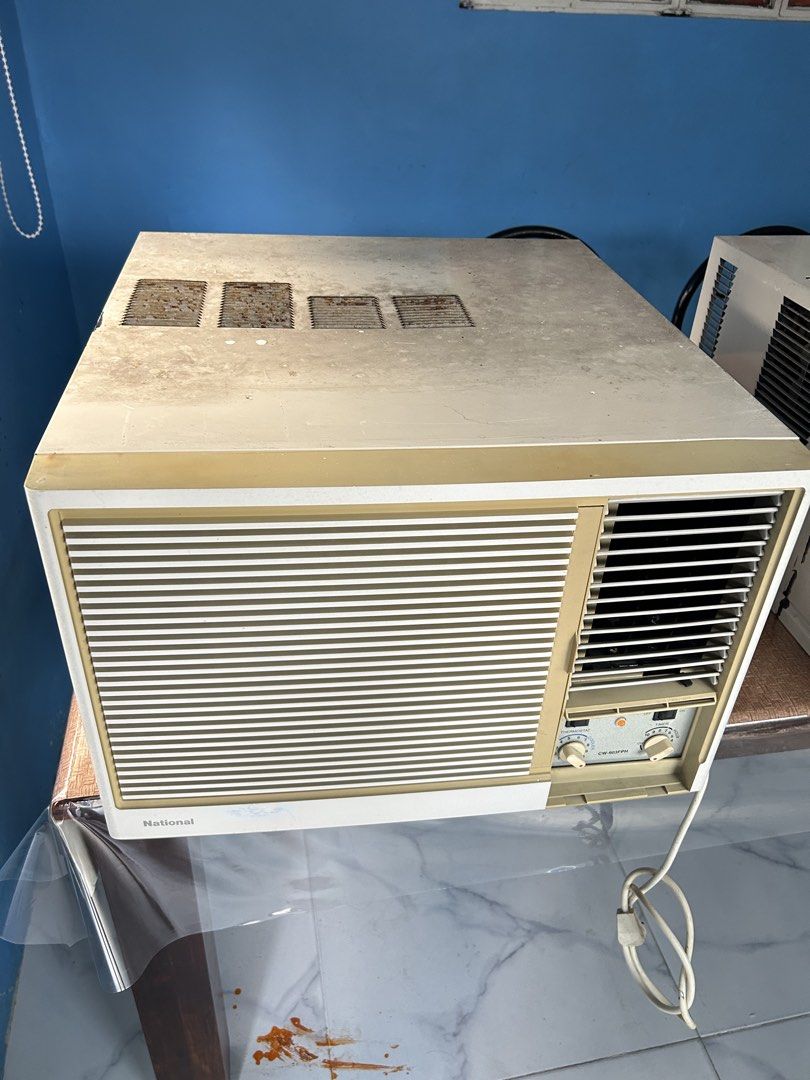 National (Panasonic) Window Type AC (Category: Air Conditioning and Heating) located in San Fernando. Submitted by dcdaisyyy (Listing ID 1465869159, Image 3). Description: Unit 1: Left side 1.5 HP Working Condition Unit 2: Middle 1.5 HP Working Condition Unit 3: Right side 2.0 HP Working Condition Prices are negotiable. Location: San Fernando, Pampanga .