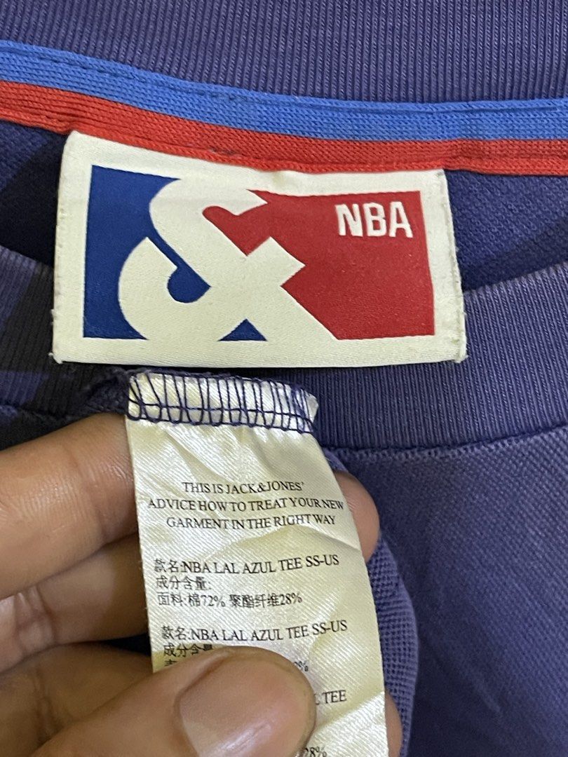 NBA Shirt (Category: Tshirts & Polo Shirts ) located in Marikina City. Submitted by greatfindsmnlph (Listing ID 1465764575, Image 3). Description: N B A Shirt Price: 250 Size: XL Width: 24 Length: 31 Color: Blue Violet Color Rate: 10/10 Condition: 10/10 almost new Very nice in actual.