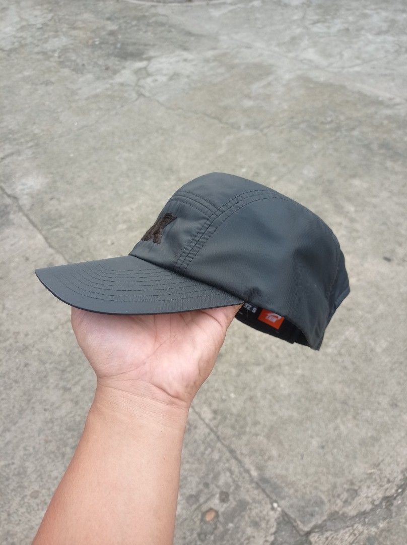 Nike Air 5-panel camp hat (Category: Caps & Hats) located in Guiguinto. Submitted by selected_3rp (Listing ID 1465943760, Image 2). Description: Nike Air 5-panel camp hat textured, embroidered "AIR" logo on the front crown. osfa issue minimal faded SA logo excellent condition pa pm.