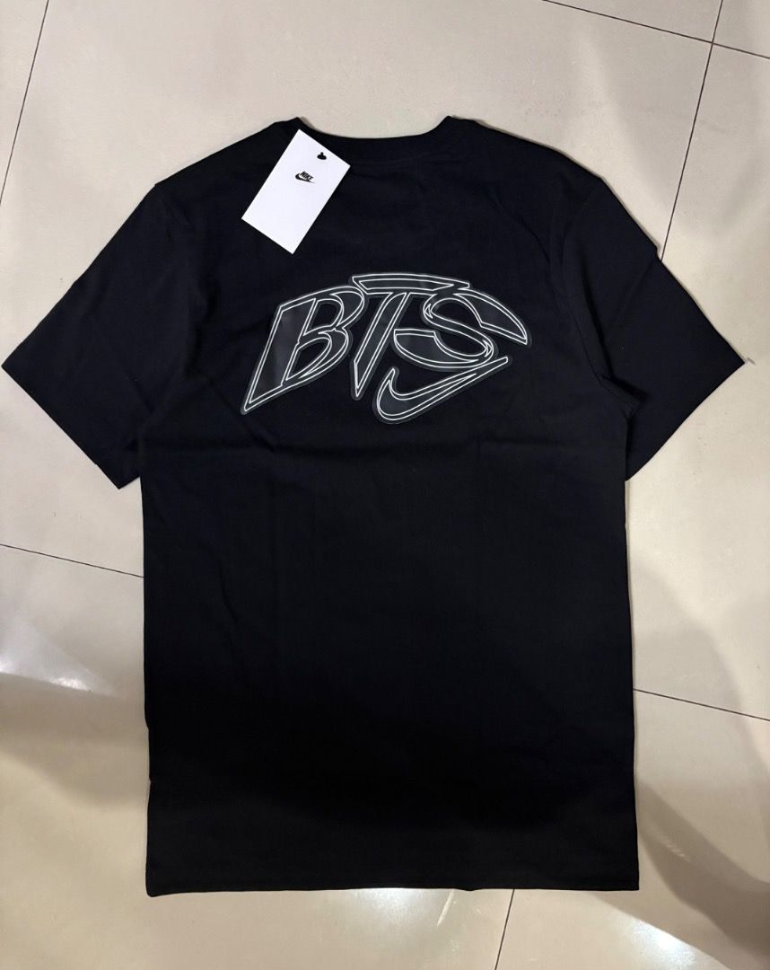 Nike BTS Collab Shirt (Category: Tshirts & Polo Shirts ) located in Cavite. Submitted by cailanjer33283 (Listing ID 1465900572, Image 2). Description: Nike BTS Collab Size Small Men’s / Fit Small to Med Women’s Brand New w/Hangtag & Paperbag .