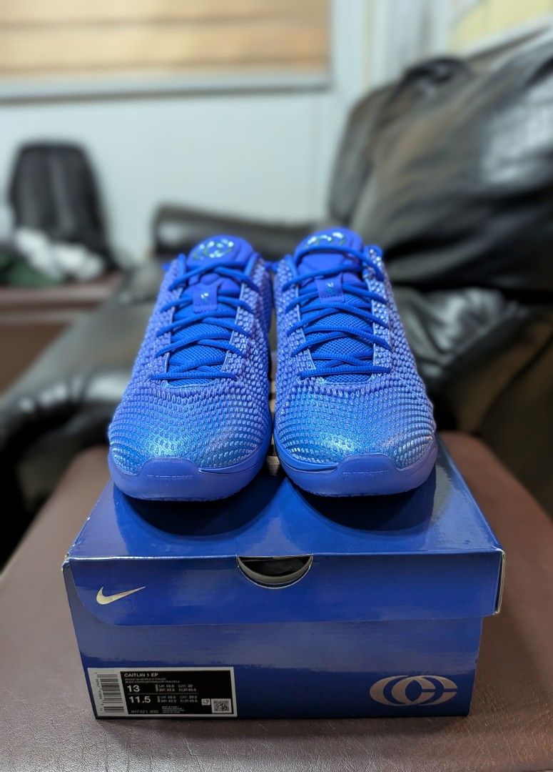 Nike Caitlin 1 EP Royal Blue (Category: Sneakers) located in Manila. Submitted by konvinme (Listing ID 1465898151, Image 2). Description: WTS / SELLING CAITLIN CLARK 1 BLUE 11.5 mens - 8,200 or trade to size 12 BNEW / ONHAND Local Release 📍 Loc.: Manila 📦 Shipping via lalamove, Grab. DM ME 📩.
