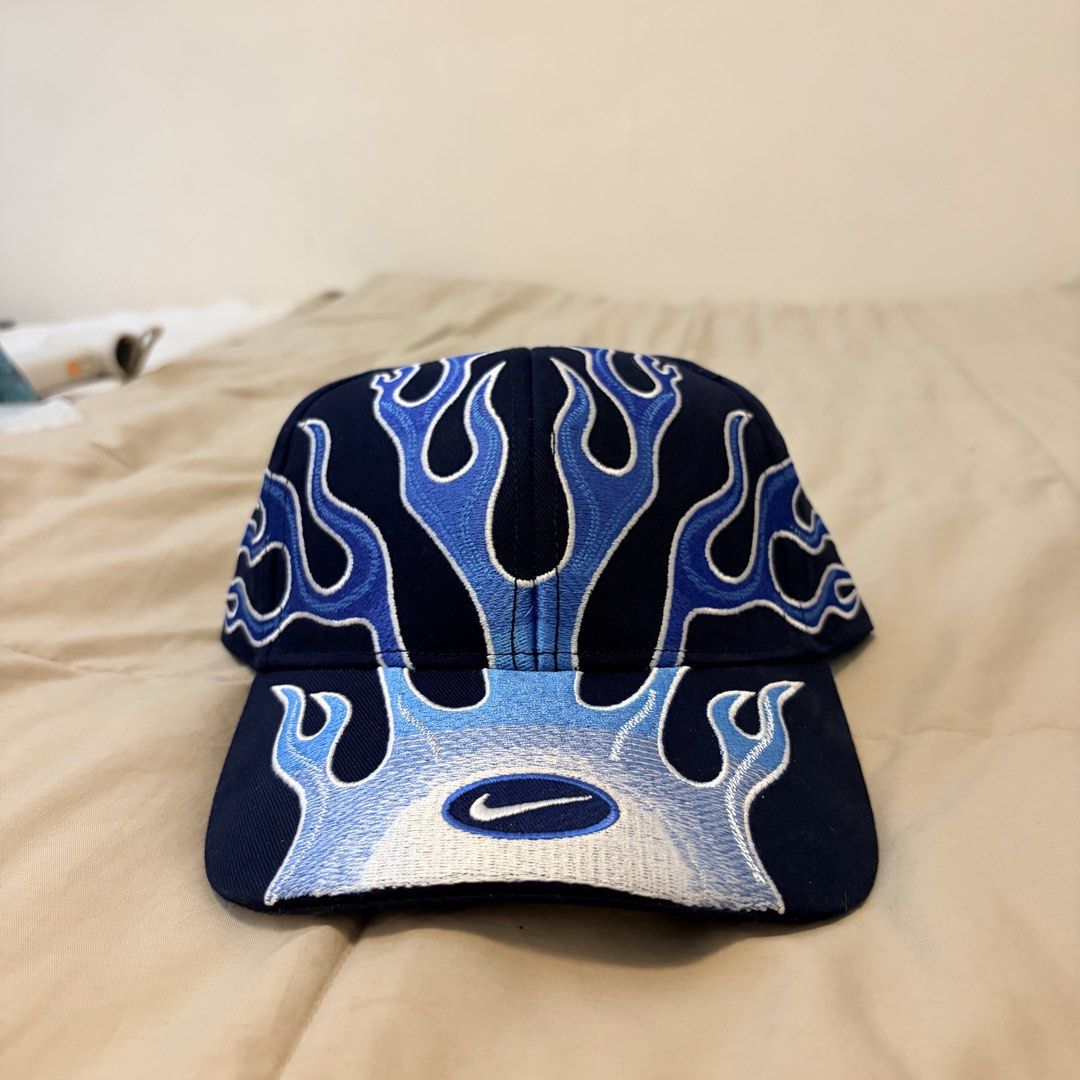 Nike Club Structured OG Flame Cap - Blue 2 (Category: Caps & Hats) located in San Jose. Submitted by porkjowls (Listing ID 1465929124, Image 2). Description: Brand new Authenticity not guaranteed No issue.