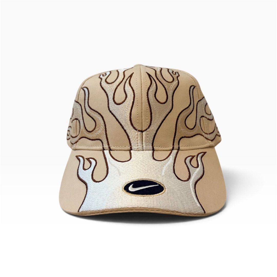 Nike Club Structured OG Flame Cap - Tan/Khaki (Category: Caps & Hats) located in San Jose. Submitted by porkjowls (Listing ID 1465929406, Image 1). Description: Brand new Authenticity not guaranteed No issue.