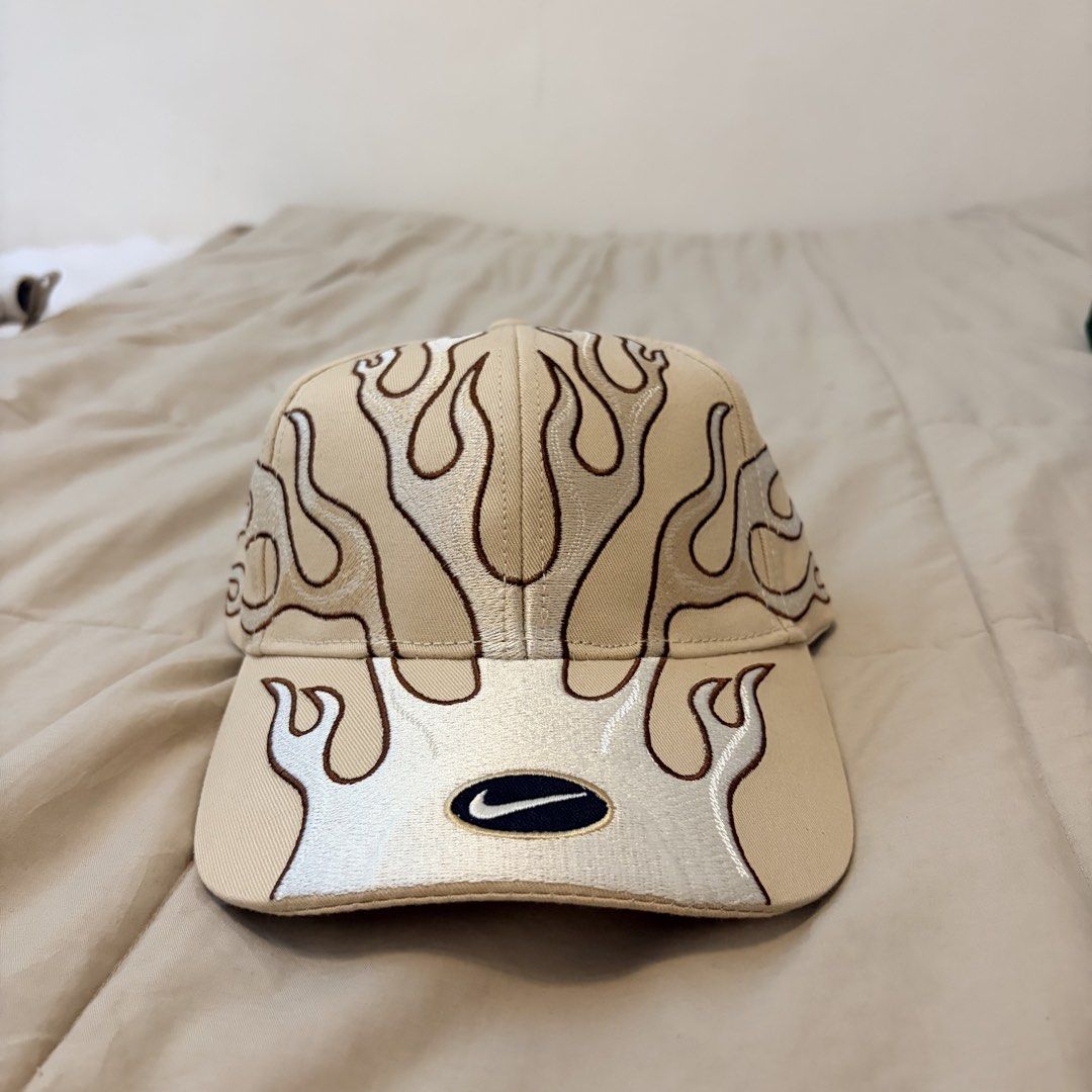 Nike Club Structured OG Flame Cap - Tan/Khaki (Category: Caps & Hats) located in San Jose. Submitted by porkjowls (Listing ID 1465929406, Image 2). Description: Brand new Authenticity not guaranteed No issue.