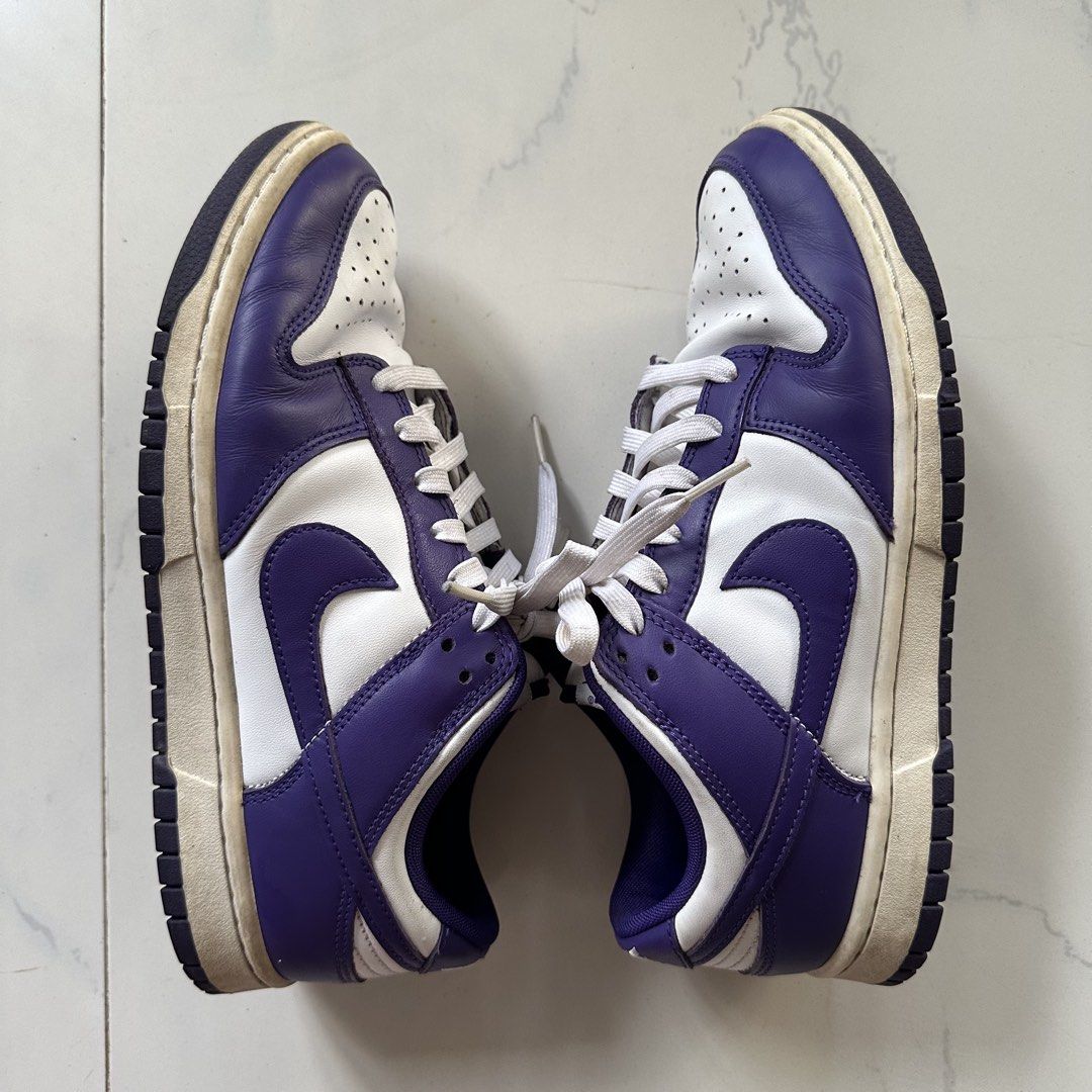 Nike Dunk Low Court Purple (Category: Sneakers) located in Cainta. Submitted by tooonico (Listing ID 1465832658, Image 1). Description: US 8.5 / UK 7.5 RFS: Decluttering MOP: GCash/Maya/Maribank/UB .