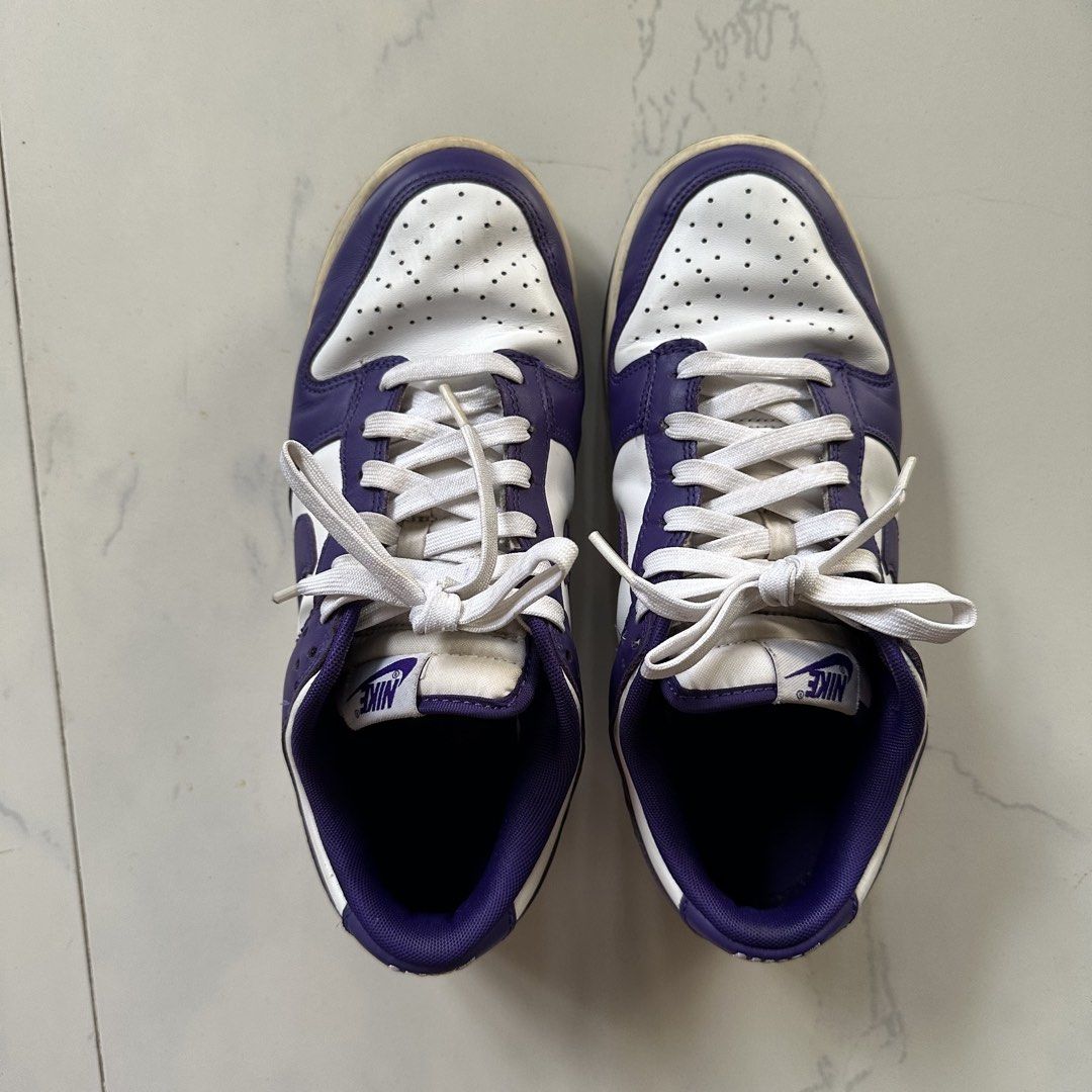 Nike Dunk Low Court Purple (Category: Sneakers) located in Cainta. Submitted by tooonico (Listing ID 1465832658, Image 2). Description: US 8.5 / UK 7.5 RFS: Decluttering MOP: GCash/Maya/Maribank/UB .