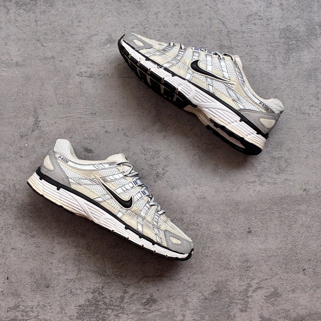 Nike P-6000 Coconut Milk Metallic Silver (Category: Sneakers) located in Iligan City. Submitted by gabrielsxn (Listing ID 1465783550, Image 1). Description: Nike P-6000 Coconut Milk Metallic Silver Size: US 6 | EU 36.5 | CM 23 ✅Good Condition Mine: ₱1,299.