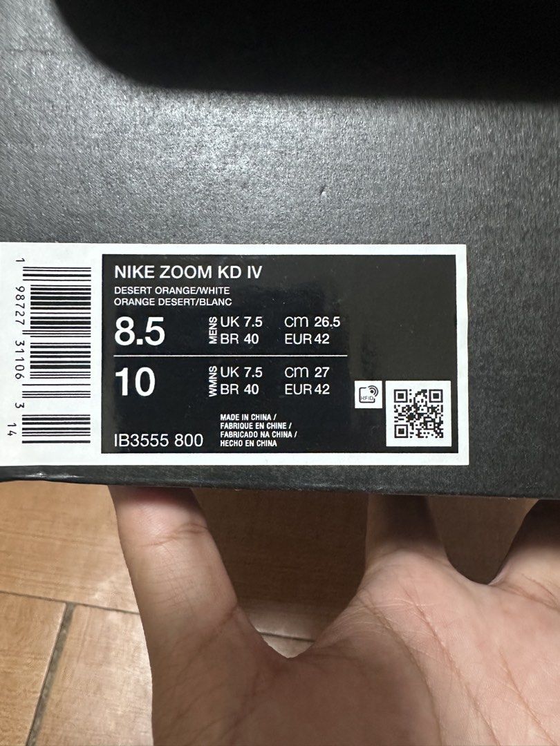 Nike Zoom KD IV (Texas) (Category: Dress Shoes) located in Paranaque City. Submitted by inmyownlanefrfr (Listing ID 1465917218, Image 1). Description: .