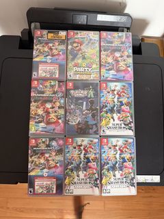 Nintendo Switch Games - Super Mario Pokemon Pikmin Splatoon Gundam ...