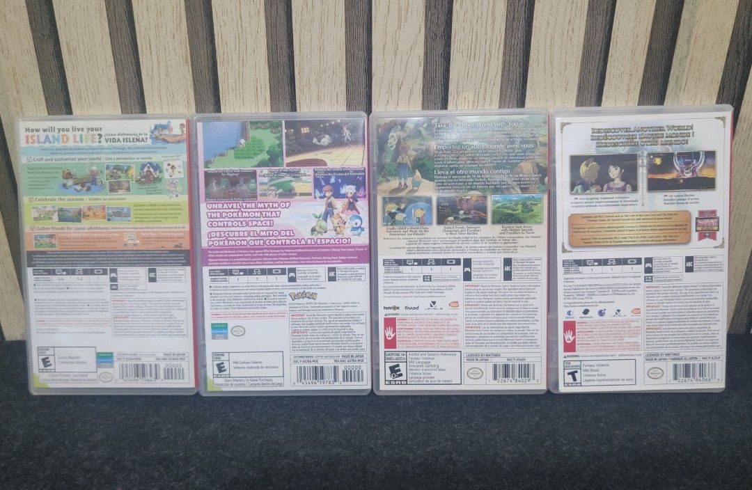 NINTENDO SWITCH GAMES (Category: Nintendo) located in Caloocan City. Submitted by RetroGuild (Listing ID 1465884274, Image 2). Description: ✨ NINTENDO SWITCH GAMES 🪙 PRICELIST: • ANIMAL CROSSING: NEW HORIZON - ₱1,699 • POKEMON SHINING PEARL - ₱1,499 • NI NO KUNI WRATH OF THE WHITE WITCH - ₱1,299 • NI NO KUNI II: REVENANT KINGDOM - PRINCE'S EDITION - ₱1,399 📝 IMPORTANT NOTES: • Original/Genuine Games • Tested and in Good Working Condition • Comp